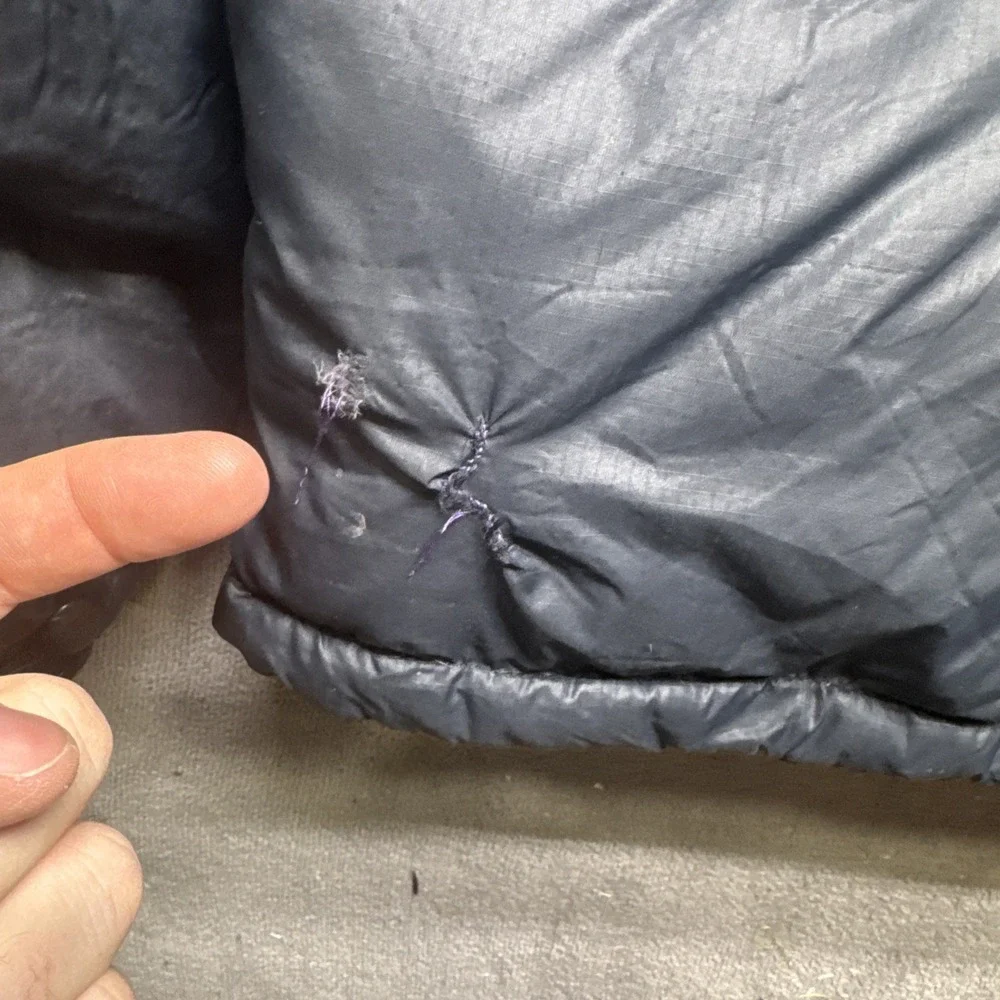 Vtg‎ 90s The North Face Jacket Mens L Blue TNF Nuptse NF002YO Puffer 700 Down